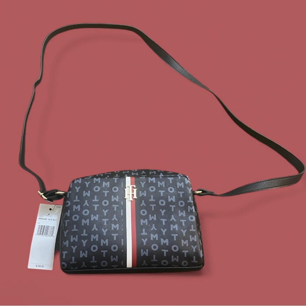 Stylish Black and White Crossbody Bag